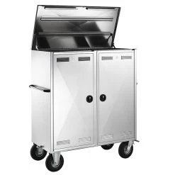 Wedstrijdkast | Open Top | 140x120x60CM 15 Wedstrijdkast | Open Top | 140x120x60CM -Equestrian Supply Store 20920Edelstahl20KARO20Deckel20offen