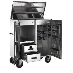 Wedstrijdkast | Open Top | 140x120x60CM 14 Wedstrijdkast | Open Top | 140x120x60CM -Equestrian Supply Store 20920Edelstahl20KARO20offen20220Sattelhaltrager