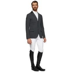 Cavalleria Toscana Wedstrijdvest Jersey | Heren 26 Cavalleria Toscana Wedstrijdvest Jersey | Heren -Equestrian Supply Store 22SSM GGU034 JE115 8989 011