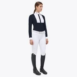 Cavalleria Toscana Wedstrijdshirt Jersey | Lange Mouw | Dames 14 Cavalleria Toscana Wedstrijdshirt Jersey | Lange Mouw | Dames -Equestrian Supply Store 23FWM CAD242 JE190 7901 1