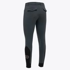Cavalleria Toscana Rijbroek Jersey Mesh Insert | Heren -Equestrian Supply Store 23FWM PAU209 JE010 8989 2
