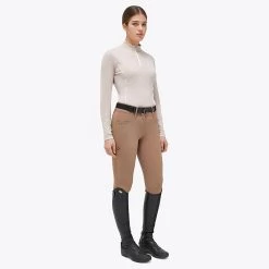 Cavalleria Toscana Shirt Lightweight Jersey | Halve Rits | Fleece | Dames 11 Cavalleria Toscana Shirt Lightweight Jersey | Halve Rits | Fleece | Dames -Equestrian Supply Store 23FWM POD363 JV035 1003 1