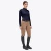 Cavalleria Toscana Shirt Lightweight Jersey | Halve Rits | Fleece | Dames -Equestrian Supply Store 23FWM POD363 JV035 7901 1