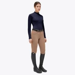 Cavalleria Toscana Shirt Lightweight Jersey | Halve Rits | Fleece | Dames