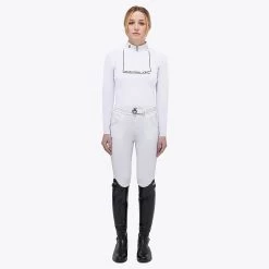 Cavalleria Toscana Wedstrijdshirt Dash | Rits | Lange Mouw | Meisjes