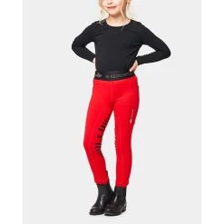 EaST Rijlegging Reggings R1 3/4 Grip | Kids 35 EaST Rijlegging Reggings R1 3/4 Grip | Kids -Equestrian Supply Store 2800k kids reggings signature red web 2