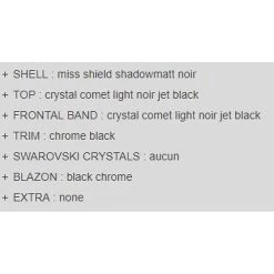 Samshield Miss Shield Zwart / Crystal Comet Light 7 Samshield Miss Shield Zwart / Crystal Comet Light -Equestrian Supply Store 30a