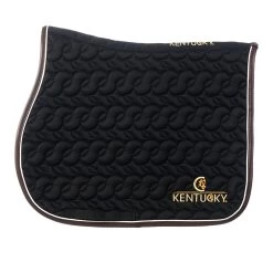 Kentucky Zadeldek | Met Logo | VZ -Equestrian Supply Store 42506zwart