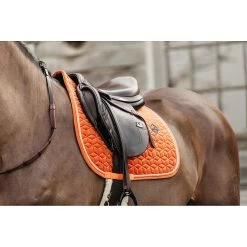 Kentucky Zadeldek Velvet | Jumping -Equestrian Supply Store 42579 VS kentucky zadeldoek velvet oranje5