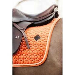 Kentucky Zadeldek Velvet | Jumping -Equestrian Supply Store 42579 VS kentucky zadeldoek velvet oranje6