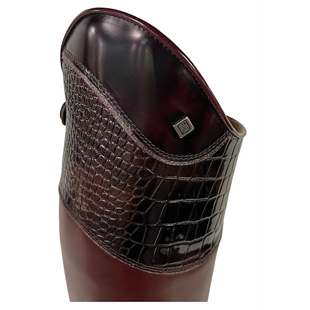 DeNiro S3602 | Wrat Mosto | Top G16 Messapia Brushed Bordeaux + Patent Cocco Bordeaux | Toe Cap Patent Cocco Bordeaux 4 DeNiro S3602 | Wrat Mosto | Top G16 Messapia Brushed Bordeaux + Patent Cocco Bordeaux | Toe Cap Patent Cocco Bordeaux - Image 2