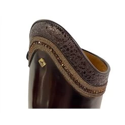 DeNiro S2601 | Brushed Brown | Top G22 Piccolo BG Brown + GGS79 SS16 Smoked Topaz -Equestrian Supply Store APMTM5.1