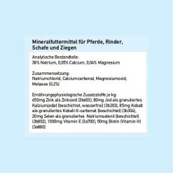 Liksteen | 3KG -Equestrian Supply Store Biotin Plus Inhaltsstoffe