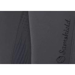 Samshield Rijbroek Chloe Embroidery Winter | Full Grip | Dames -Equestrian Supply Store CHLOE EMBROIDERY WINTER FULL GRIP DARK SHADOW DETAIL