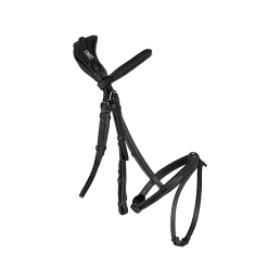 CWD Anatomisch Hoofdstel Met Franse Neusriem -Equestrian Supply Store CWD BR09FH anatomic french noseband bridle zwart3