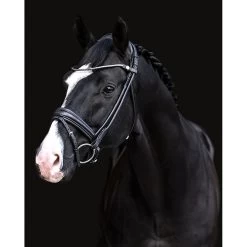 Finesse Trenshoofdstel Cassidy | Rondgenaaid | Zilveren Gespen -Equestrian Supply Store Cassidy20zilver20 20Zwart20zwart