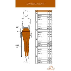 Cavalleria Toscana Rijbroek | Perforated Logo Tape | Full Grip | Dames -Equestrian Supply Store Cavalleria20Toscana63