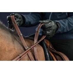 Dy'on 5/8 Hunter Teugels | Met 7 Stops | US Collectie -Equestrian Supply Store DYUS05Gbruin.1