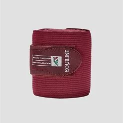 Equiline Werk Bandages | Set Van 2 -Equestrian Supply Store EQ121MD00063bordeaux