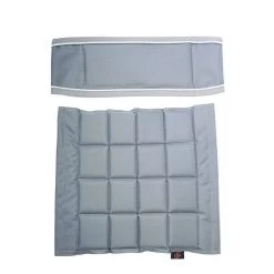 ONE Seat & Back Met Velcro -Equestrian Supply Store EY011000GrijsZilver