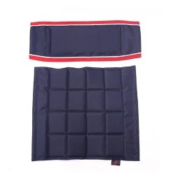 ONE Seat & Back Met Velcro -Equestrian Supply Store EY011000NavyRoodWit