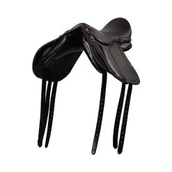 Edix Dressuurzadel Tudor | Kneepocket Design 6 Edix Dressuurzadel Tudor | Kneepocket Design -Equestrian Supply Store Emmers 119001270 Dresuurzadel TUDOR Kids Zwart 2