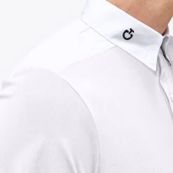 Cavalleria Toscana Wedstrijdshirt Embroidery | Korte Mouw | Heren 7 Cavalleria Toscana Wedstrijdshirt Embroidery | Korte Mouw | Heren -Equestrian Supply Store Emmers CT 23SSM POU337 JE022 0001 4