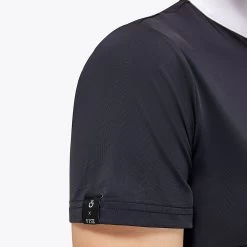 Cavalleria Toscana Wedstrijdshirt FISE | Rits | Korte Mouw | Meisjes -Equestrian Supply Store FISE PODF08 JE182 7901 5