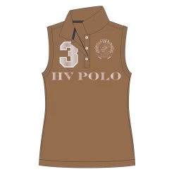 HV POLO Shirt Mouwloos Favouritas Luxury -Equestrian Supply Store HV Polo Poloshirt Favouritas Luxury Mouwloos Camel