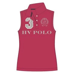 HV POLO Shirt Mouwloos Favouritas Luxury -Equestrian Supply Store HV Polo Poloshirt Favouritas Luxury Mouwloos Strwaberry Pink