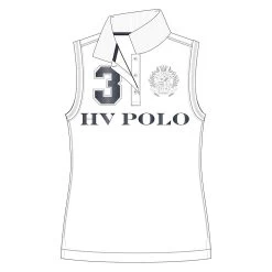 HV POLO Shirt Mouwloos Favouritas Luxury -Equestrian Supply Store HV Polo Poloshirt Favouritas Luxury Mouwloos Wit