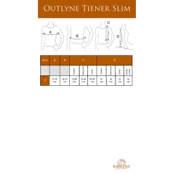 Airowear Bodyprotector Outlyne Tiener Slim -Equestrian Supply Store Helite20maattabel205