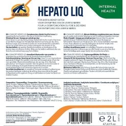 Cavalor Hepato Liq -Equestrian Supply Store Hepato20Liq202L