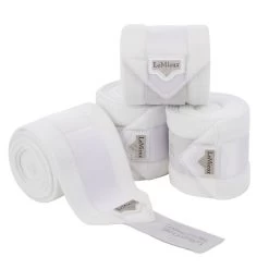 LeMieux Polo Bandages Loire | Set Van 4 -Equestrian Supply Store JRLMLOPBWit
