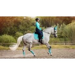 LeMieux Zadeldek Suede | DR 31 LeMieux Zadeldek Suede | DR -Equestrian Supply Store JRLMSPSUDRAzure2