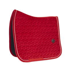 Kentucky Zadeldek Velvet | Dressuur 35 Kentucky Zadeldek Velvet | Dressuur -Equestrian Supply Store Kentucky zadeldekje velvet dressuur 42579DR rood
