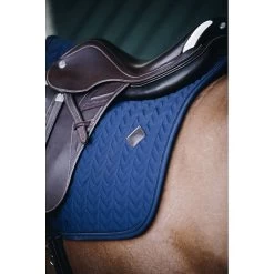 Kentucky Zadeldek | Fishbone | VZ -Equestrian Supply Store Kentucky Onderlegger Fishbone Navy