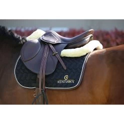 Kentucky Zadeldek | Met Logo | VZ -Equestrian Supply Store Kentucky Onderlegger Logo Zwart