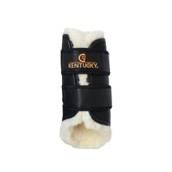 Kentucky Beenbeschermers Turnout | Leer + Wol | Voor -Equestrian Supply Store Kentucky turnout boot leerwol voor 3