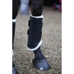 Kentucky Beenbeschermers Turnout | Leer + Wol | Voor -Equestrian Supply Store Kentucky turnout boot leerwol voor 6