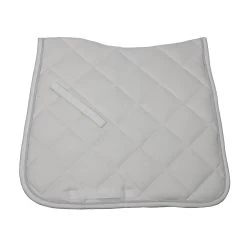 Emmers Zadeldek Luxe Dressuur -Equestrian Supply Store LUXE DR White White White