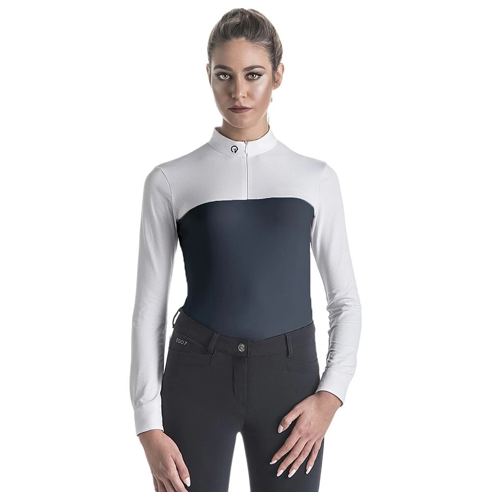 EGO7 Mesh Wedstrijdpolo | Lange Mouw | Dames 3 EGO7 Mesh Wedstrijdpolo | Lange Mouw | Dames