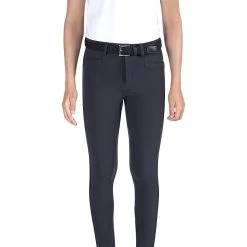 Equiline Rijbroek Jhoank | Knie Grip | Jongens -Equestrian Supply Store N03018 Jhoank 002 Front OK