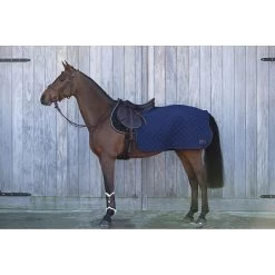 Kentucky Uitrijdeken | Vierkant | 160G -Equestrian Supply Store Quarter20Rug blue 2