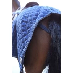 Kentucky Uitrijdeken | Vierkant | 160G -Equestrian Supply Store Quarter20Rug blue 4