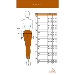 Samshield Rijbroek Chloe Embroidery Winter | Full Grip | Dames -Equestrian Supply Store Samshield20Maattabel20 20rijbroeken20vrouwen1