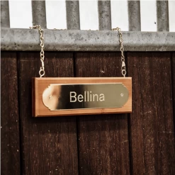 Grooming Deluxe Stal Naambord -Equestrian Supply Store Screenshot202021 09 1320at2016 49 1520Name20Hanger20brass20Kentucky20Horsewear