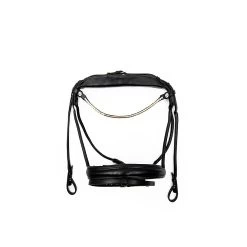 Finesse Trenshoofdstel Cassidy | Rondgenaaid | Gouden Gespen -Equestrian Supply Store Single20