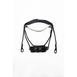 Finesse Trenshoofdstel Cassidy | Rondgenaaid | Gouden Gespen