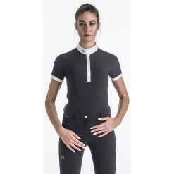 EGO7 Wedstrijdshirt | Korte Mouw | Dames -Equestrian Supply Store TPOMC20black200100
